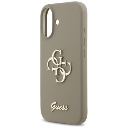 Tok a Apple iPhone 17-hez, Guess, Big 4G Script, Barna