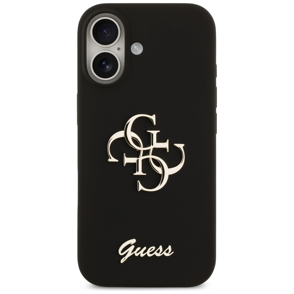 Tok a Apple iPhone 17-hez, Guess, Big 4G Script, Fekete