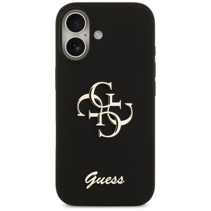 Tok a Apple iPhone 17-hez, Guess, Big 4G Script, Fekete