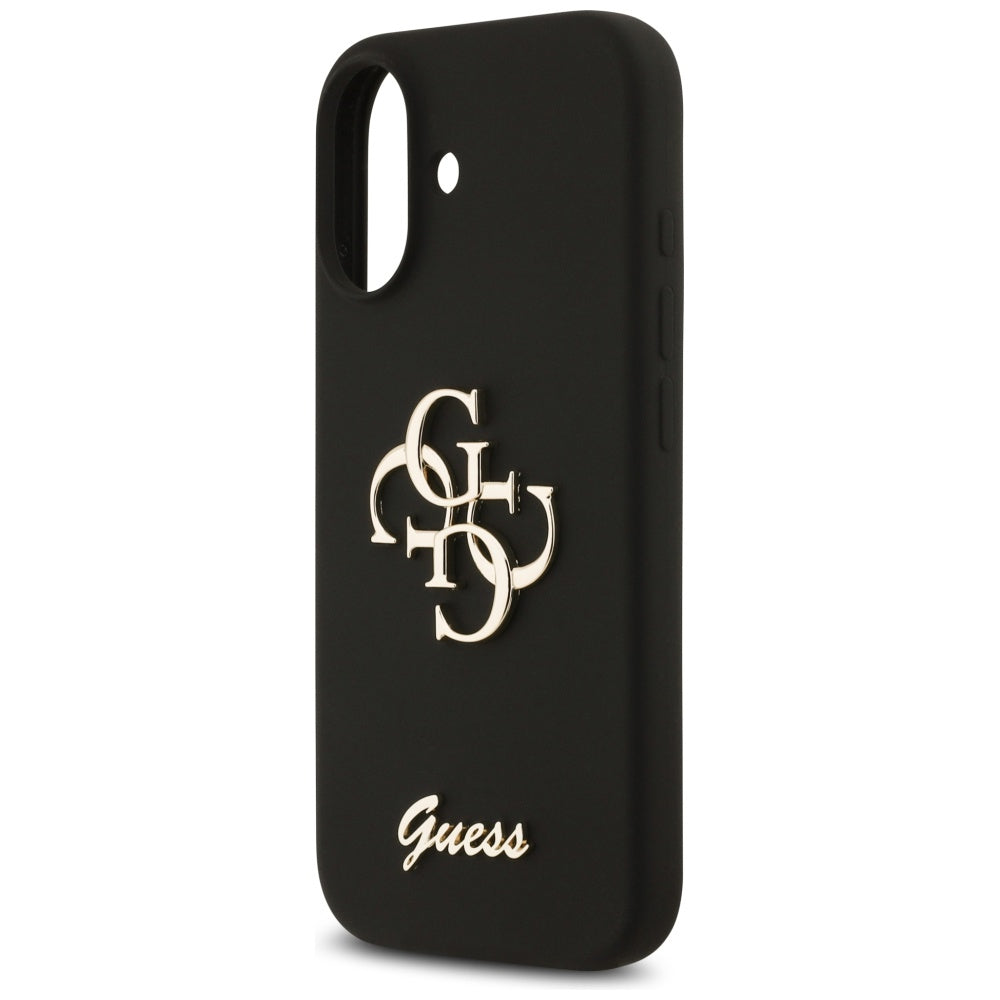 Tok a Apple iPhone 17-hez, Guess, Big 4G Script, Fekete