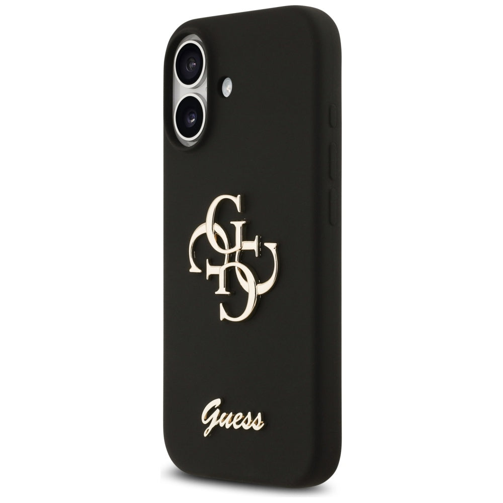 Tok a Apple iPhone 17-hez, Guess, Big 4G Script, Fekete