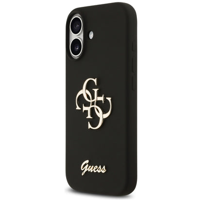 Tok a Apple iPhone 17-hez, Guess, Big 4G Script, Fekete