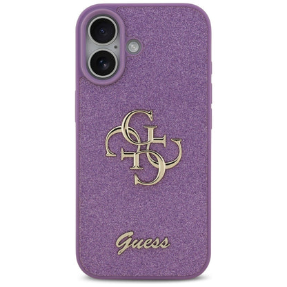 Tok a Apple iPhone 17-hez, Guess, Fixed Glitter Big 4G, Lila