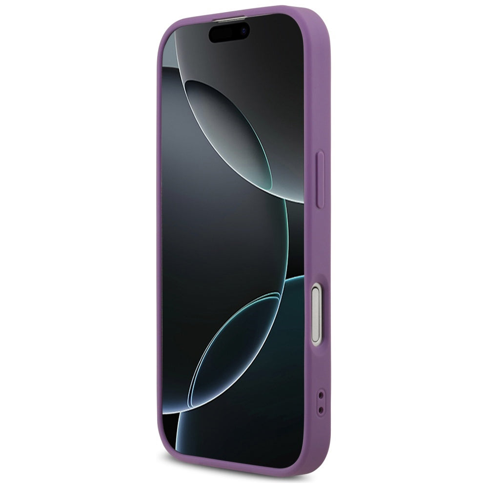 Tok a Apple iPhone 17-hez, Guess, Fixed Glitter Big 4G, Lila