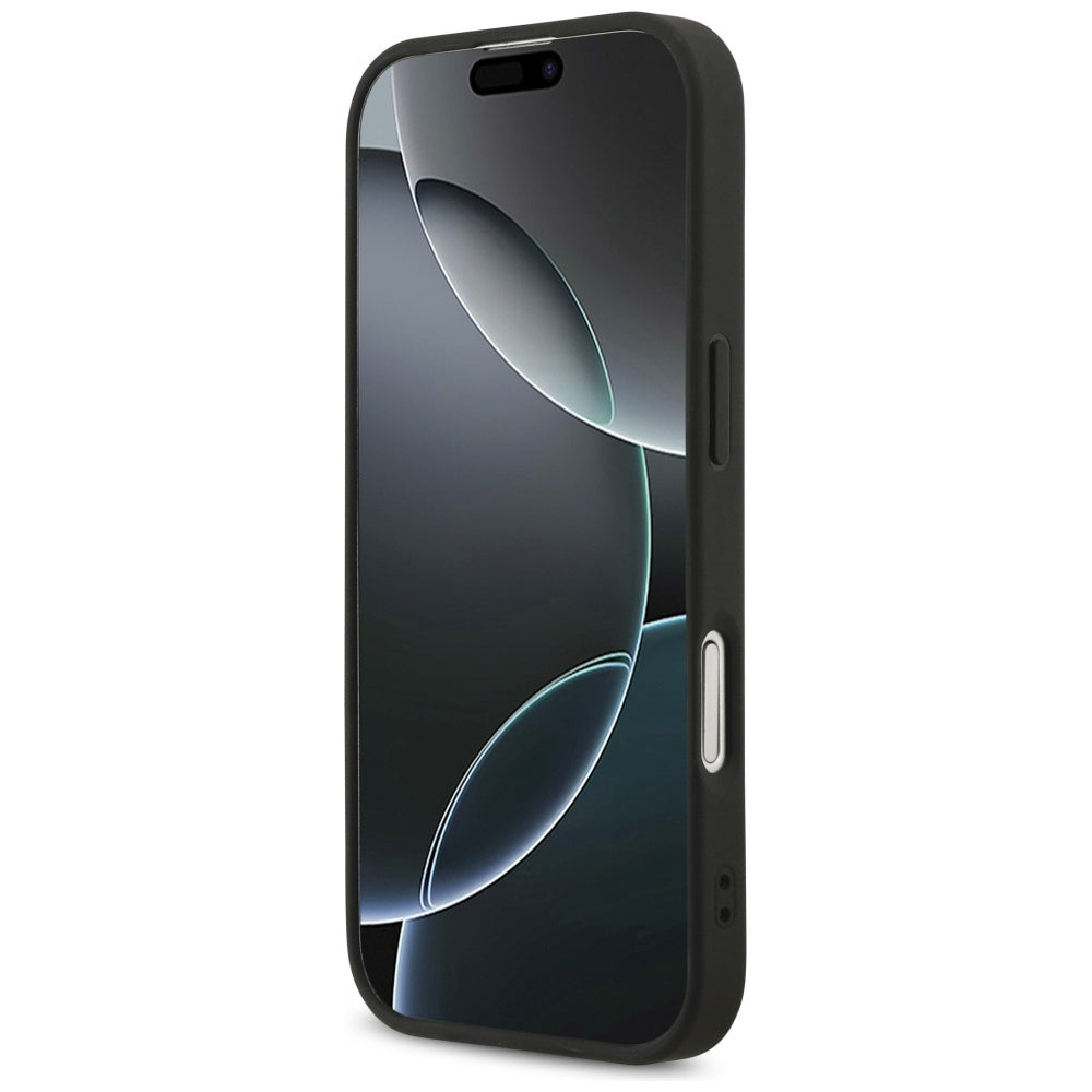 Tok a Apple iPhone 17-hez, Guess, Fixed Glitter Big 4G, Fekete
