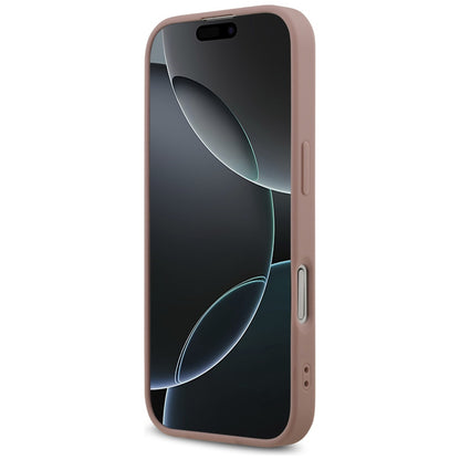 Tok Apple iPhone 17-hez, Guess, Fixed Glitter Big 4G, Rózsaszín