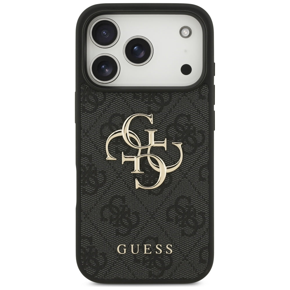 Tok a Apple iPhone 17 Pro-hoz, Guess, 4G Big Logo, Fekete