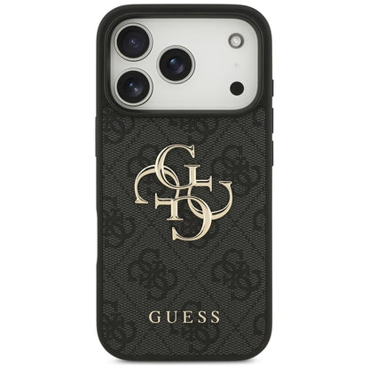 Tok a Apple iPhone 17 Pro-hoz, Guess, 4G Big Logo, Fekete
