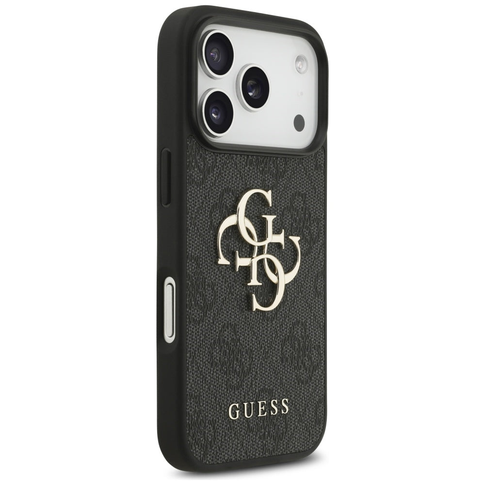 Tok a Apple iPhone 17 Pro-hoz, Guess, 4G Big Logo, Fekete