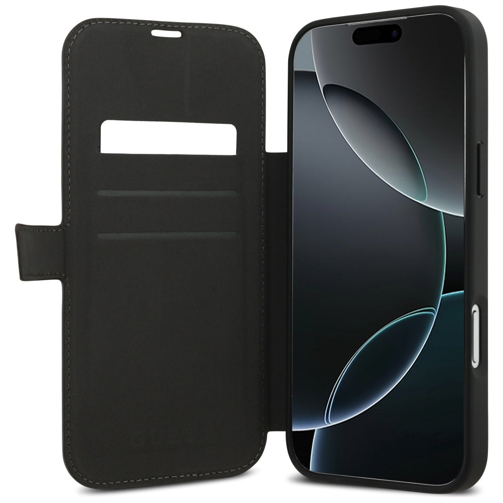 Tok Apple iPhone 17 Pro-hoz, Guess, 4G Metal Logo, Barna