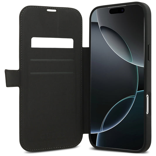 Tok Apple iPhone 17 Pro-hoz, Guess, 4G Metal Logo, Barna