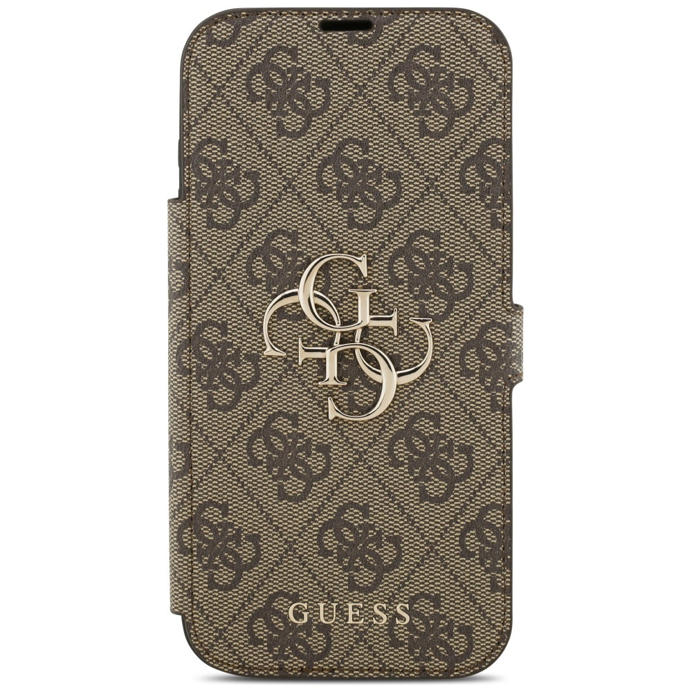 Tok Apple iPhone 17 Pro-hoz, Guess, 4G Metal Logo, Barna