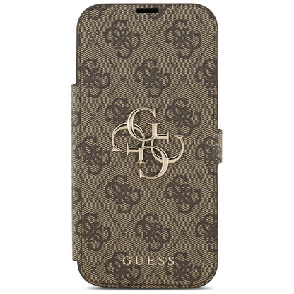Tok Apple iPhone 17 Pro-hoz, Guess, 4G Metal Logo, Barna