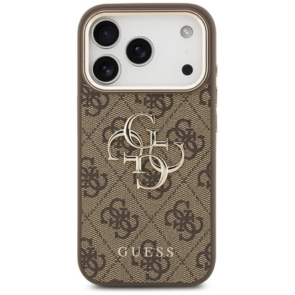 Tok Apple iPhone 17 Pro-hoz, Guess, Big 4G Logo Classic, Aranybarna