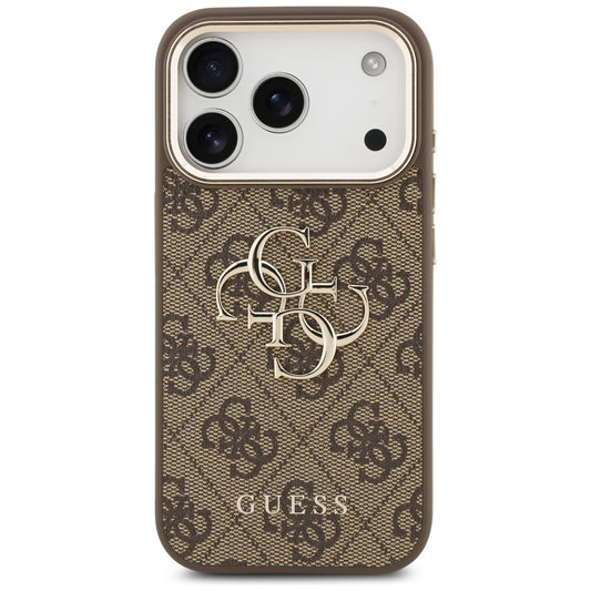 Tok Apple iPhone 17 Pro-hoz, Guess, Big 4G Logo Classic, Aranybarna