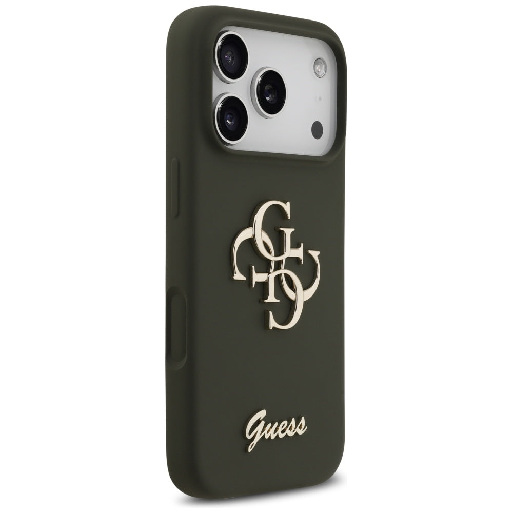 Tok a Apple iPhone 17 Pro-hoz, Guess, Big 4G Script, Kaki