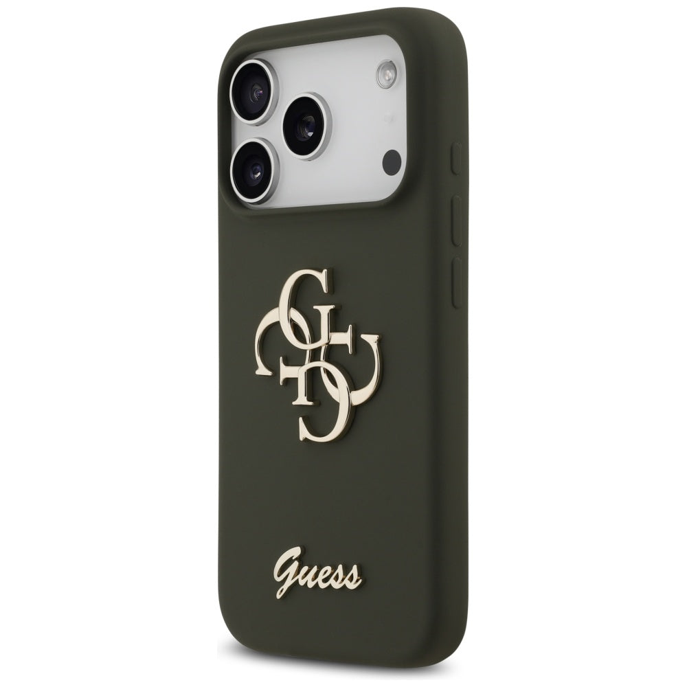 Tok a Apple iPhone 17 Pro-hoz, Guess, Big 4G Script, Kaki