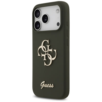 Tok a Apple iPhone 17 Pro-hoz, Guess, Big 4G Script, Kaki