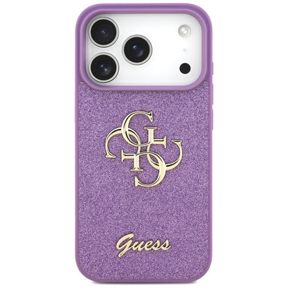 Tok Apple iPhone 17 Pro-hoz, Guess, Fixed Glitter Big 4G, Lila