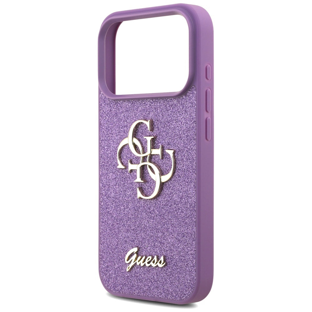 Tok Apple iPhone 17 Pro-hoz, Guess, Fixed Glitter Big 4G, Lila