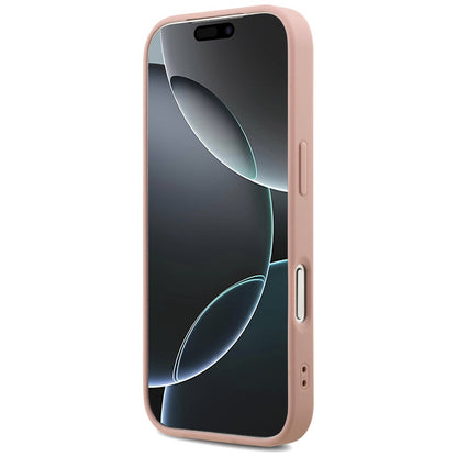 Tok Apple iPhone 17 Pro-hoz, Guess, Fixed Glitter Big 4G, Rózsaszín