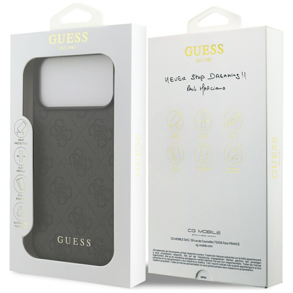 Tok Apple iPhone 17 Pro Max-hoz, Guess, 4G Classic, Fekete