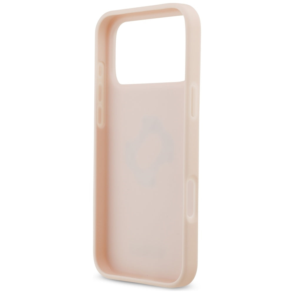 Tok Apple iPhone 17 Pro Max-hoz, Guess, 4G Grained Big and Classic Logo, Rózsaszín