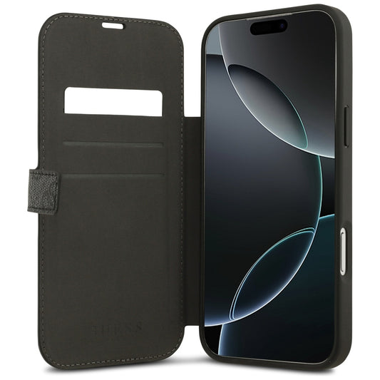 Tok Apple iPhone 17 Pro Max-hoz, Guess, 4G Metal Logo, Fekete