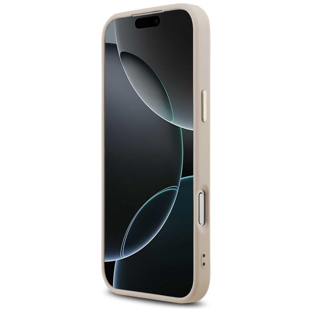 Tok Apple iPhone 17 Pro Max-hoz, Guess, Big 4G Logo Classic, Arany Rózsaszín