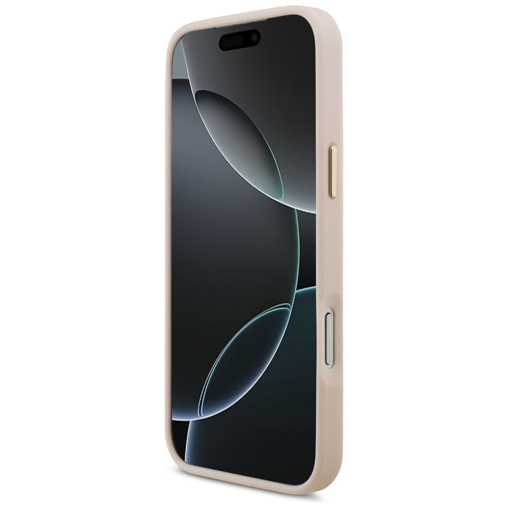 Tok a Apple iPhone 17 Pro Max-hoz, Karl Lagerfeld, Script Logo, Rózsaszín