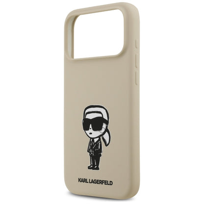 Tok a Apple iPhone 17 Pro Max-hoz, Karl Lagerfeld, Sketch and Logo Karl, Barna