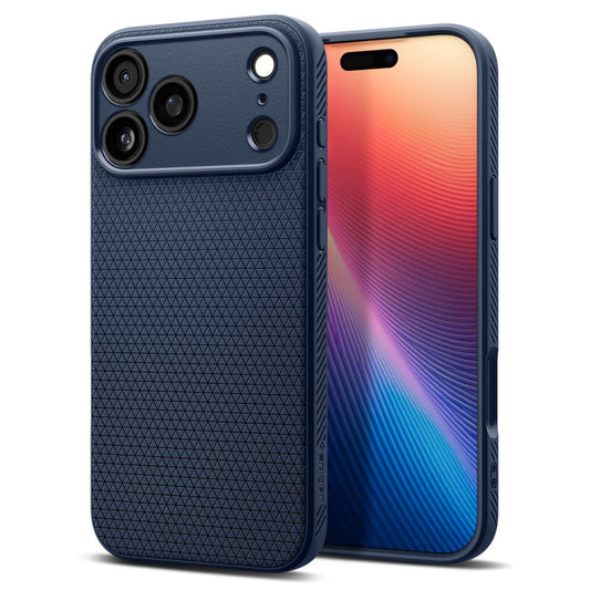 Tok a Apple iPhone 17 Pro Max-hoz, Spigen, Liquid Air, Tengerészkék