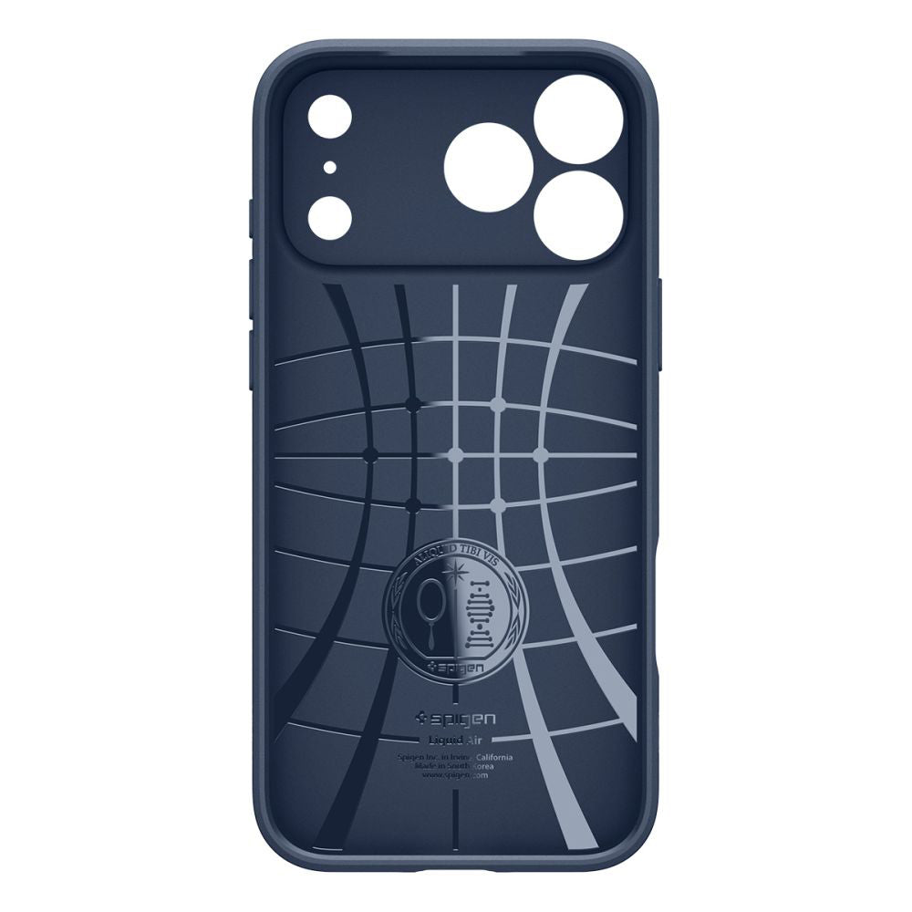 Tok a Apple iPhone 17 Pro Max-hoz, Spigen, Liquid Air, Tengerészkék