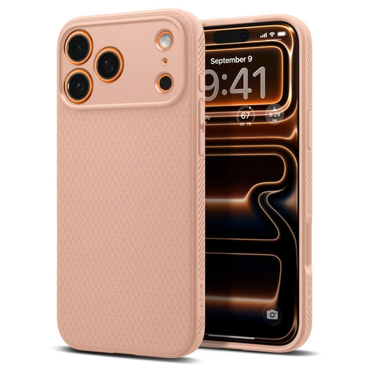 Tok a Apple iPhone 17 Pro Max-hoz, Spigen, Liquid Air, Rózsaszín