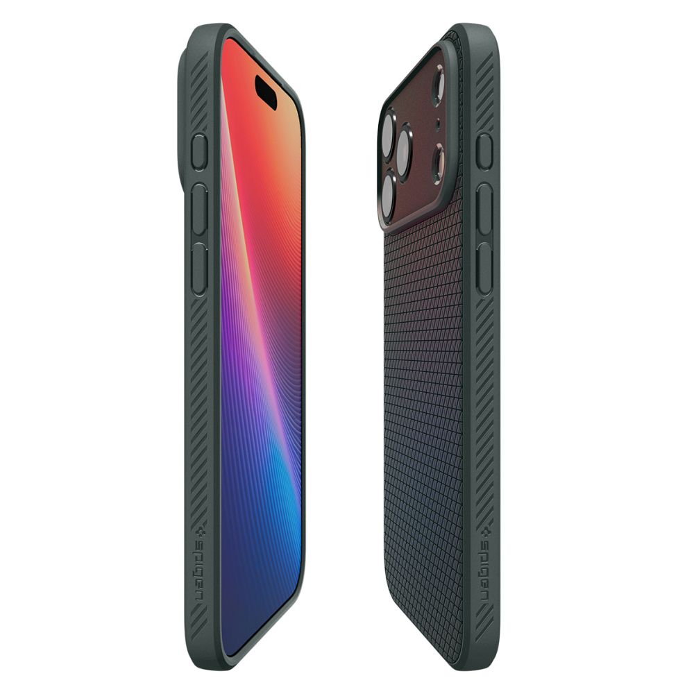 Tok a Apple iPhone 17 Pro Max-hoz, Spigen, Liquid Air, Zöld