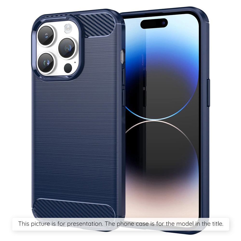 Tok Apple iPhone 17 Pro Max-hoz, Techsuit, Szénszálas, Kék