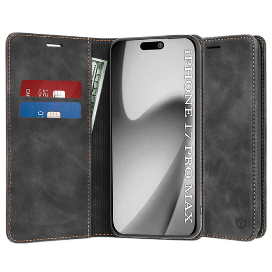 Tok a Apple iPhone 17 Pro Max-hoz, Techsuit, Confy, Fekete