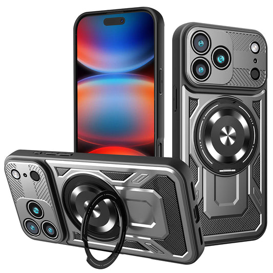 Tok Apple iPhone 17 Pro Max-hoz, Techsuit, RuggedCam, Szürke