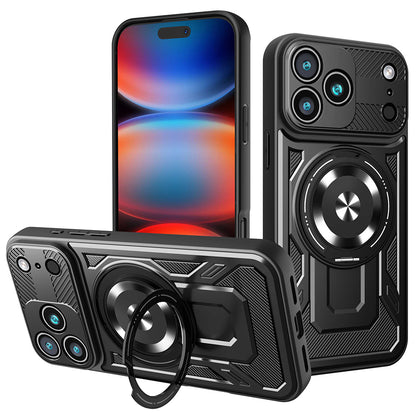 Tok Apple iPhone 17 Pro Max-hoz, Techsuit, RuggedCam, Fekete