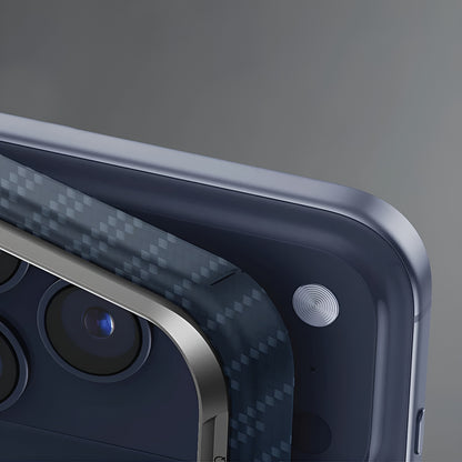 MagSafe tok Apple iPhone 17 Pro Max-hoz, UNIQ, Keva MagClick, Tengerészkék