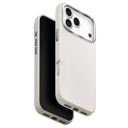 Tok Apple iPhone 17 Pro Max-hoz, UNIQ, Lyden Leatherette, Szürke