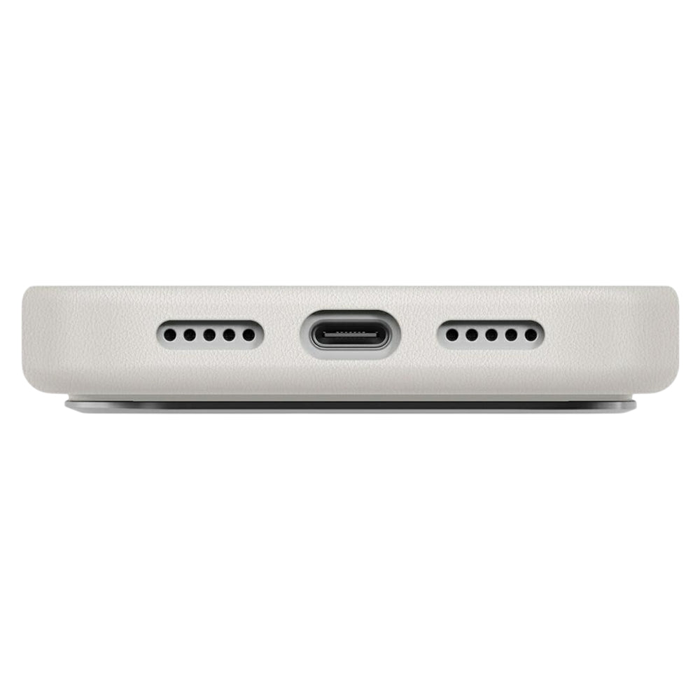 Tok Apple iPhone 17 Pro Max-hoz, UNIQ, Lyden Leatherette, Szürke