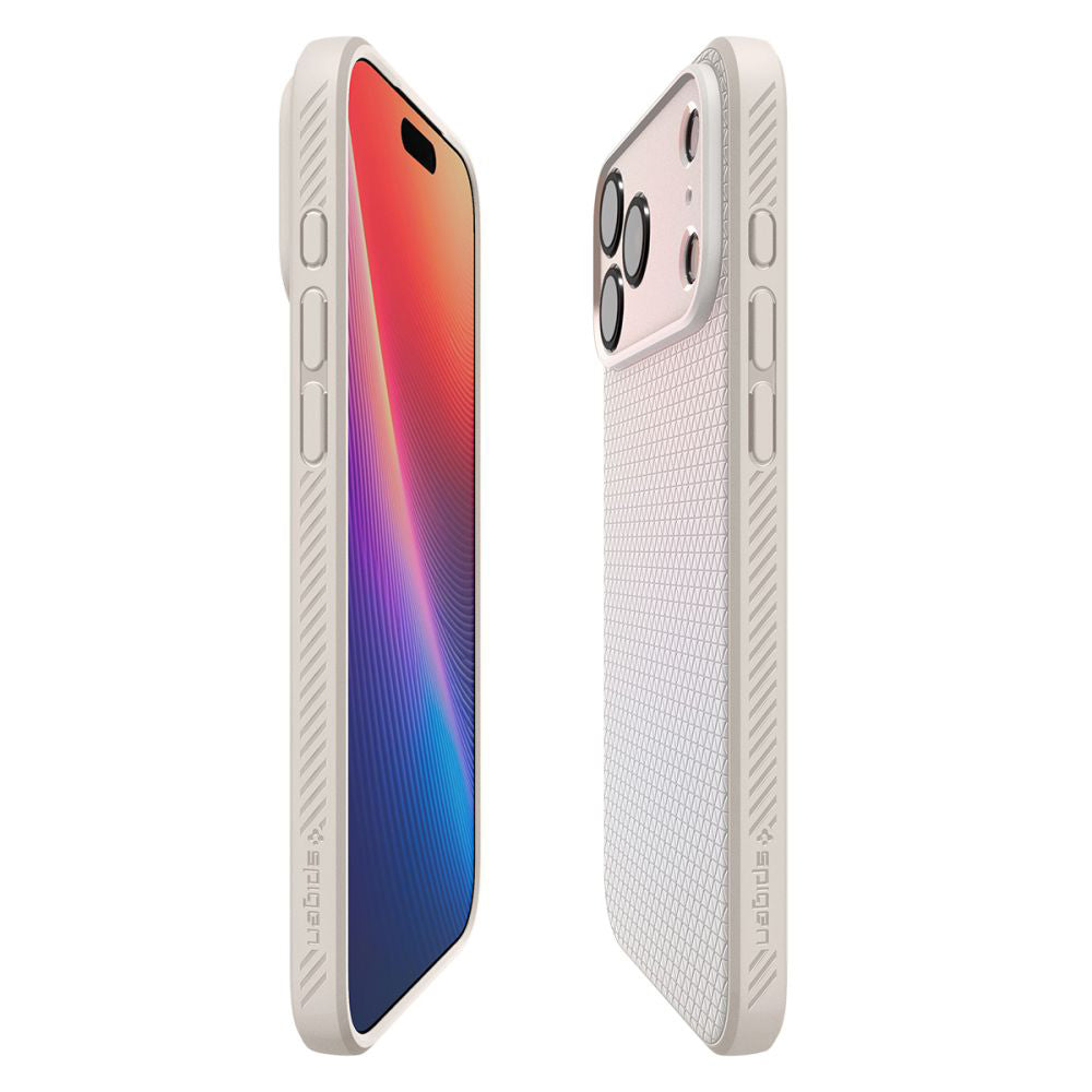 Tok Apple iPhone 17 Pro-hoz, Spigen, Liquid Air, Bézs