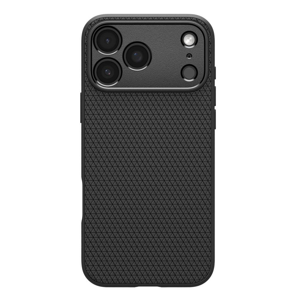 Tok a Apple iPhone 17 Pro-hoz, Spigen, Liquid Air, Matt Fekete