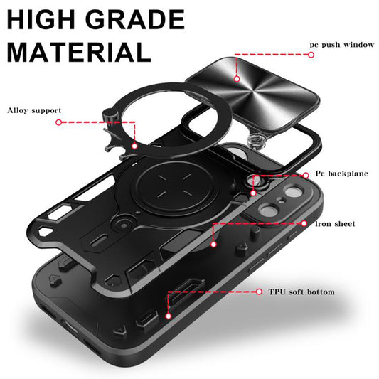 Tok Apple iPhone 17 Pro-hoz, Techsuit, CamGuard Pro, Arany Rózsaszín
