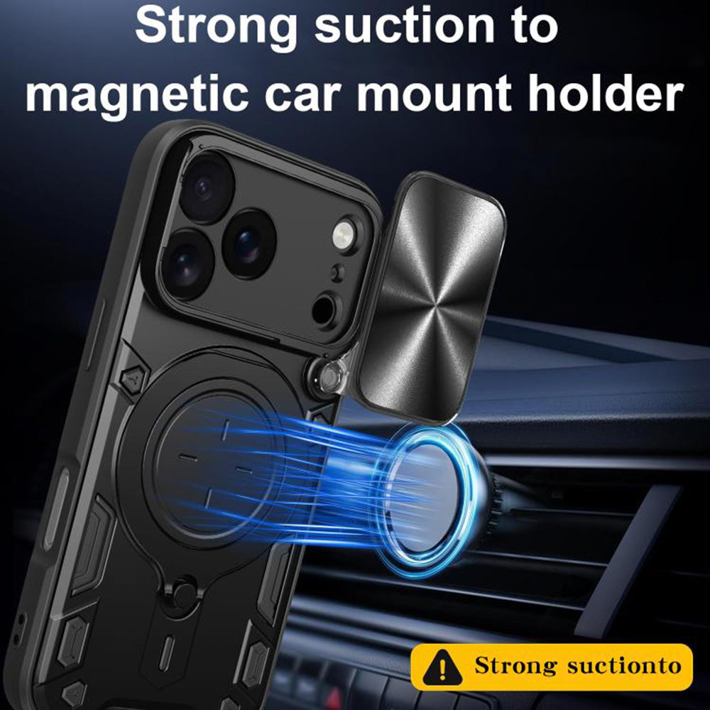 Tok Apple iPhone 17 Pro-hoz, Techsuit, CamGuard Pro, Arany Rózsaszín