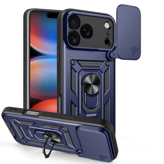 Tok Apple iPhone 17 Pro-hoz, Techsuit, CamShield, Kék