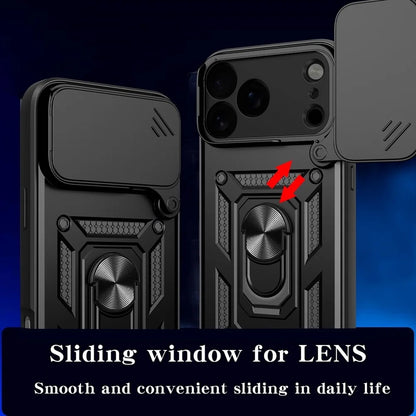 Tok Apple iPhone 17 Pro-hoz, Techsuit, CamShield, Fekete