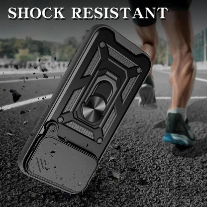 Tok Apple iPhone 17 Pro-hoz, Techsuit, CamShield, Fekete