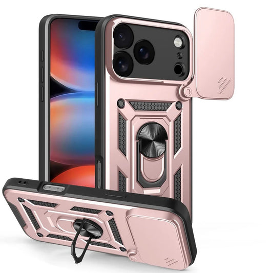 Tok Apple iPhone 17 Pro-hoz, Techsuit, CamShield, Rózsaszín